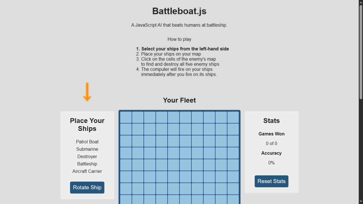 Battleboat original game artwork