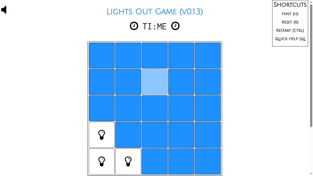 Lights Out original game artwork