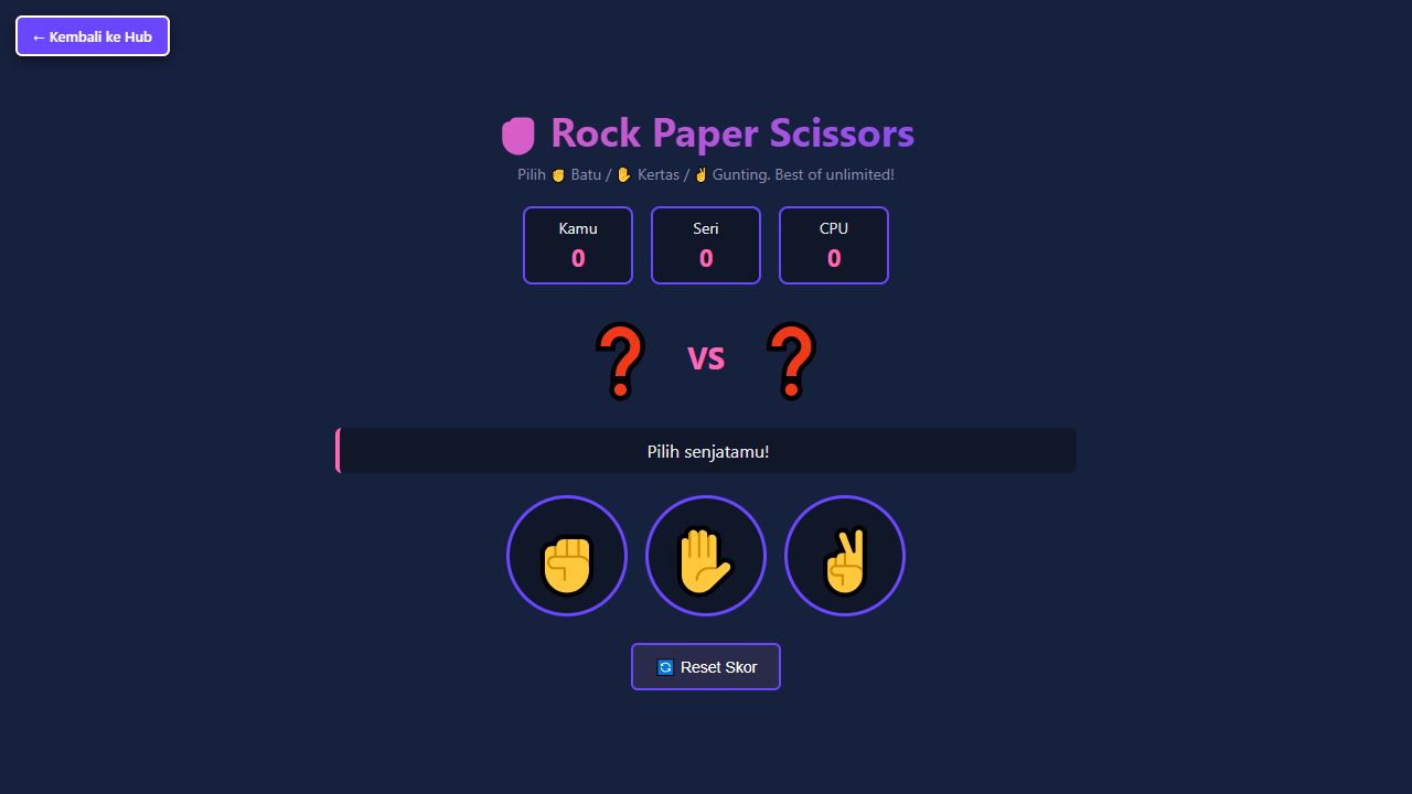 Rock Paper Scissors original game artwork
