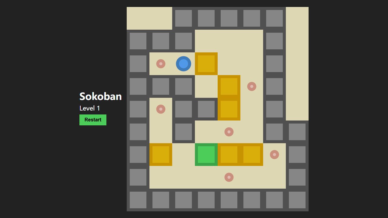 Sokoban original game artwork