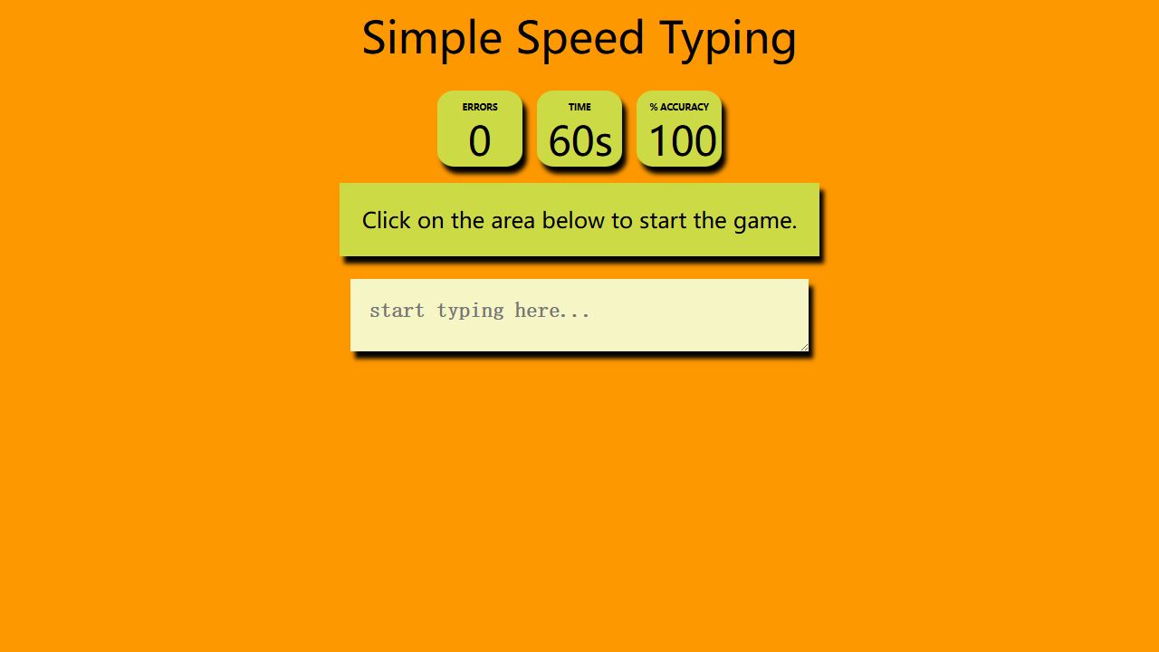 Speed Typer original game artwork