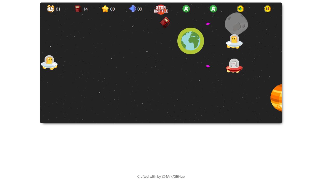 Star Battle original game artwork